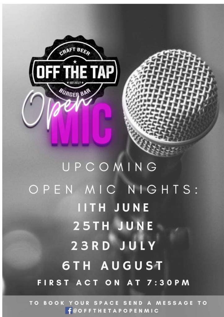 june open mic off the tap